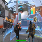 Con gioco Pixel Caves - Fight & Explore per Android scarica gratuito MERCS - Cyber strike arena. Multiplayer shooter! sul telefono o tablet.