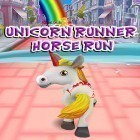Con gioco Lep's World 3 per Android scarica gratuito Unicorn runner 3D: Horse run sul telefono o tablet.