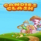 Con gioco Cookie mania 2 per Android scarica gratuito Candies clash sul telefono o tablet.
