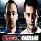 Con gioco Run for carrot per Android scarica gratuito Iniesta VS. Casillas sul telefono o tablet.