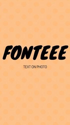 Scarica applicazione gratis: Fonteee: Text on photo apk per cellulare e tablet Android.