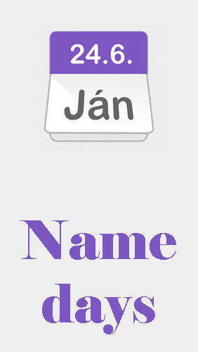 Scarica applicazione Organizzatori gratis: Name days apk per cellulare e tablet Android.
