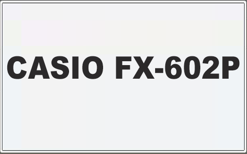 Scarica applicazione gratis: CASIO FX602P apk per cellulare Android 1.5 e tablet.