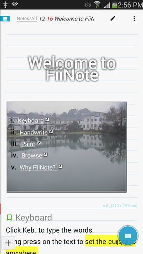 FiiNote: Note everything