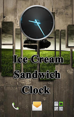 Scarica applicazione gratis: Ice cream sandwich clock apk per cellulare Android 1.5 e tablet.