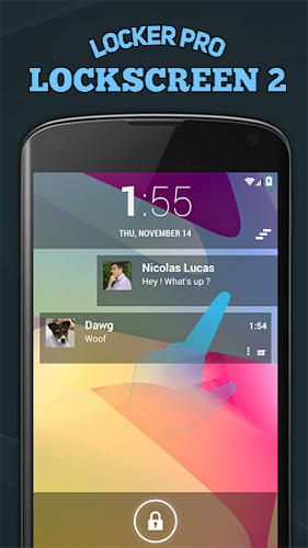 Scarica applicazione gratis: Locker pro lockscreen 2 apk per cellulare Android 2.3.7 e tablet.