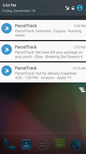 ParcelTrack - Package tracker for Fedex, UPS, USPS