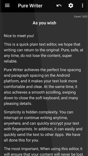 Pure writer - Never lose content editor