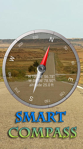 Scarica applicazione GPS gratis: Smart compass apk per cellulare e tablet Android.