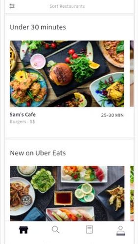 Uber eats: Local food delivery