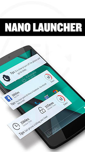 Scarica applicazione gratis: Nano launcher apk per cellulare Android 4.0 e tablet.