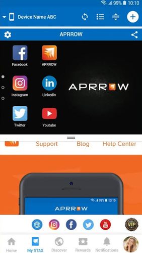 APRROW: Personalize, discover and share apps