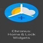Con applicazione Sense v2 flip clock and weather per Android scarica gratuito Chronus: Home & lock widgets sul telefono o tablet.