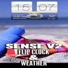 Con applicazione  per Android scarica gratuito Sense v2 flip clock and weather sul telefono o tablet.
