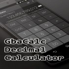 Con applicazione Zapper task killer per Android scarica gratuito Gbacalc decimal calculator sul telefono o tablet.