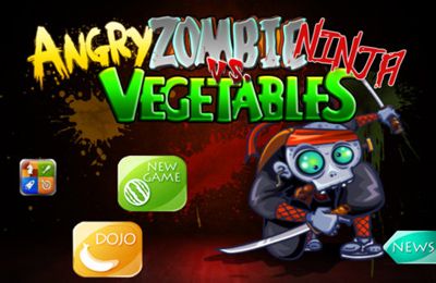 Scaricare Angry Zombie Ninja VS. Vegetables per iPhone gratuito.