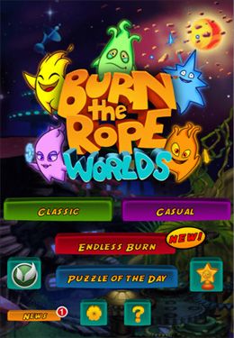 Scaricare gioco Logica Burn the Rope: Worlds per iPhone gratuito.