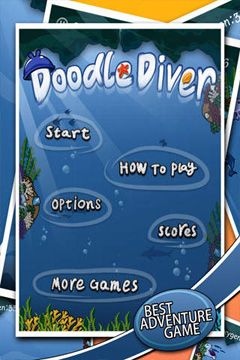 Scaricare Doodle Diver Deluxe per iOS 3.0 iPhone gratuito.