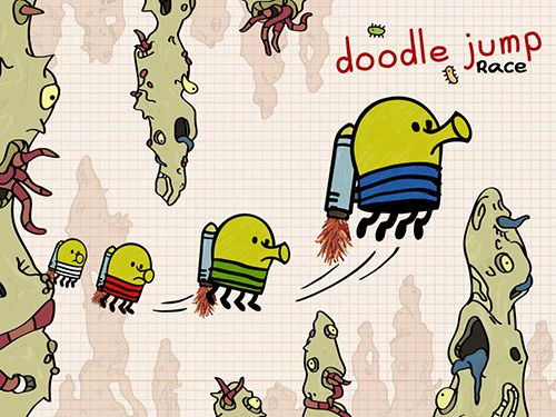 Scaricare gioco Multiplayer Doodle jump race per iPhone gratuito.