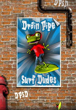 Scaricare gioco Azione Drain Pipe Surf Dudes per iPhone gratuito.