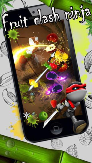 Scaricare Fruit clash ninja per iOS 6.0 iPhone gratuito.