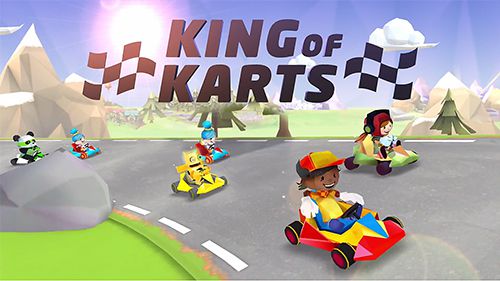 Scaricare gioco Corse King of karts: 3D racing fun per iPhone gratuito.