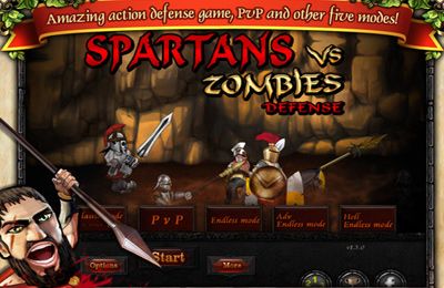 Scaricare gioco Online Spartans vs Zombies Defense per iPhone gratuito.