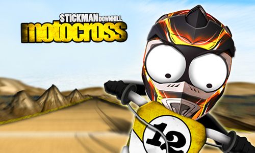 Stickman downhill motocross