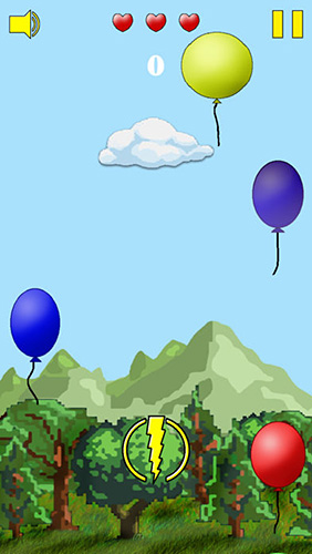 Cloud vs. balloons: Light