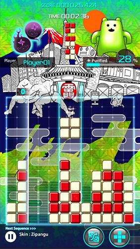 Lumines puzzle and music