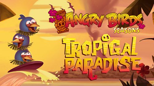 Scaricare gioco Sparatutto Angry birds seasons: Tropical paradise per iPhone gratuito.