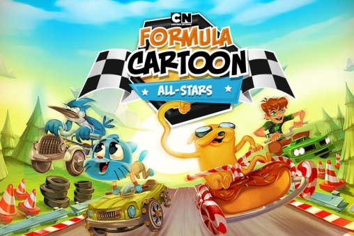 Scaricare gioco Corse Formula cartoon all-stars per iPhone gratuito.