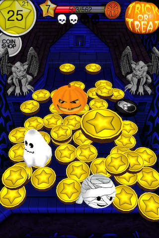 Coin dozer: Halloween