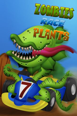 Zombies race plants
