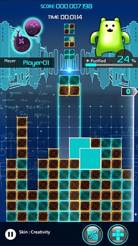 Lumines puzzle and music