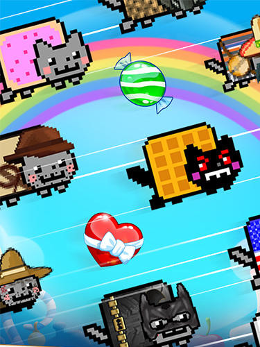 Nyan cat: Candy match