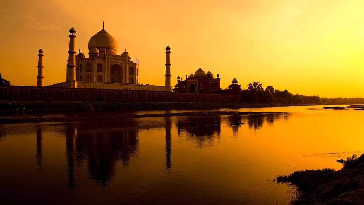 Taj Mahal,Architecture,Landscape
