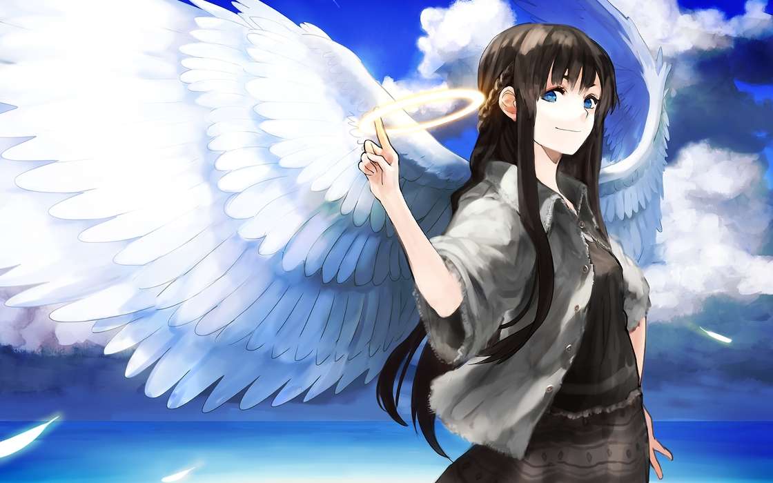 Angels, Anime, Girls