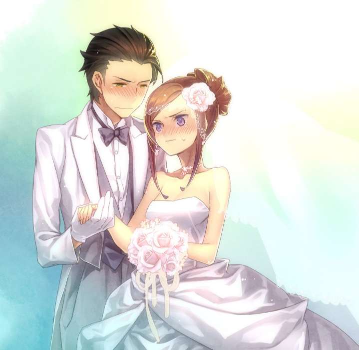 Anime, Girls, Love, Men, Wedding