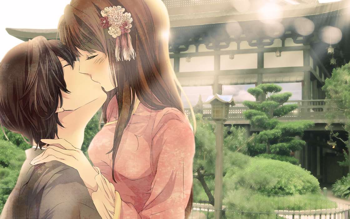 Anime,Love,Kisses