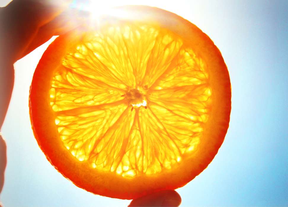 Oranges, Food, Background, Fruits, Sun