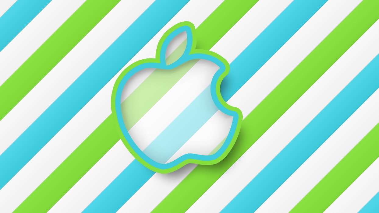 Apple, Brands, Background, Logos