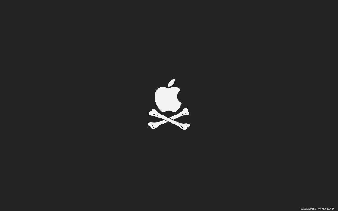 Humor, Brands, Logos, Apple, Pirats