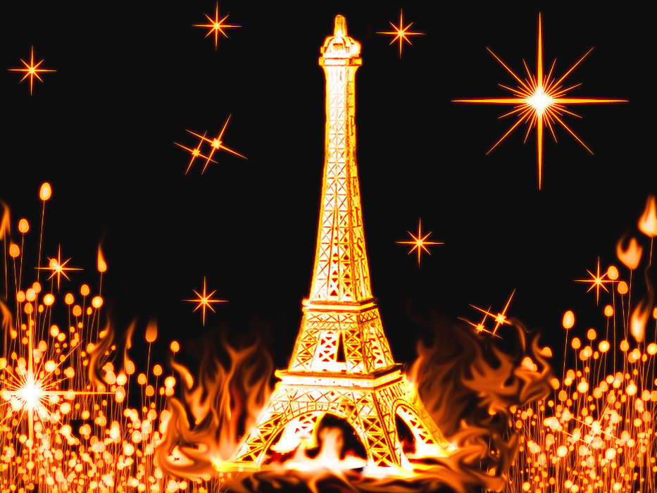 Art, Stars, Architecture, Eiffel Tower
