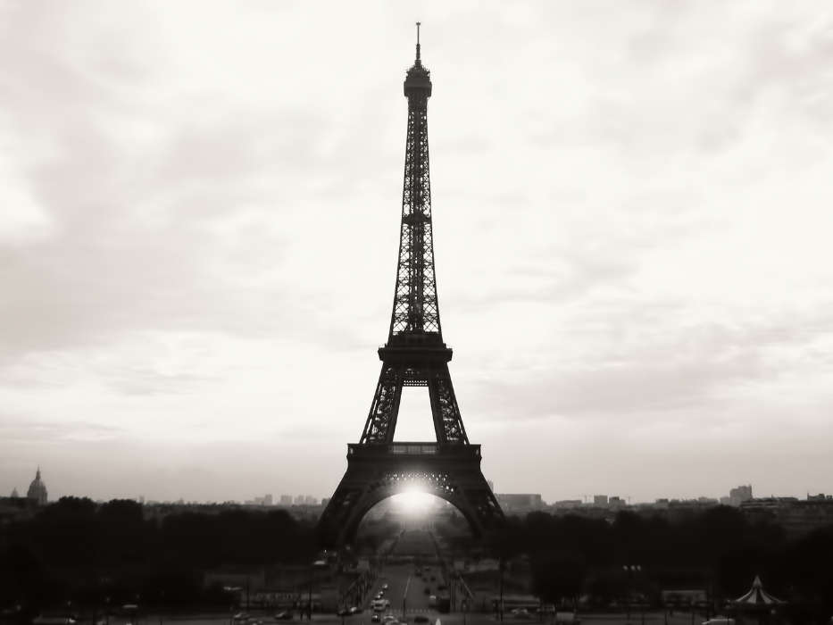 Architecture, Eiffel Tower, Cities, Paris, Nature