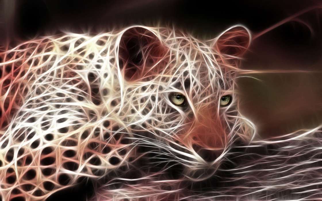 Art, Leopards, Pictures, Animals