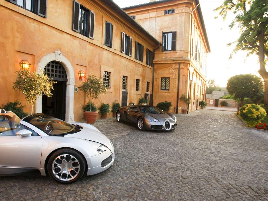 Transport, Auto, Houses, Bugatti