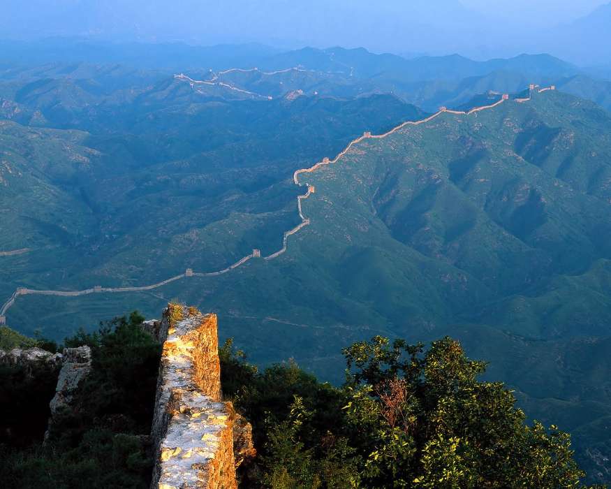 Landscape, Mountains, Asia, Great Wall of China