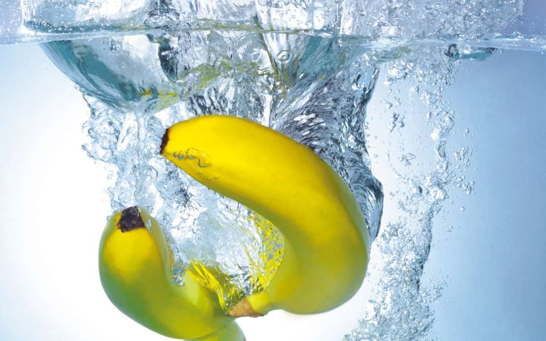 Fruits, Water, Food, Bananas