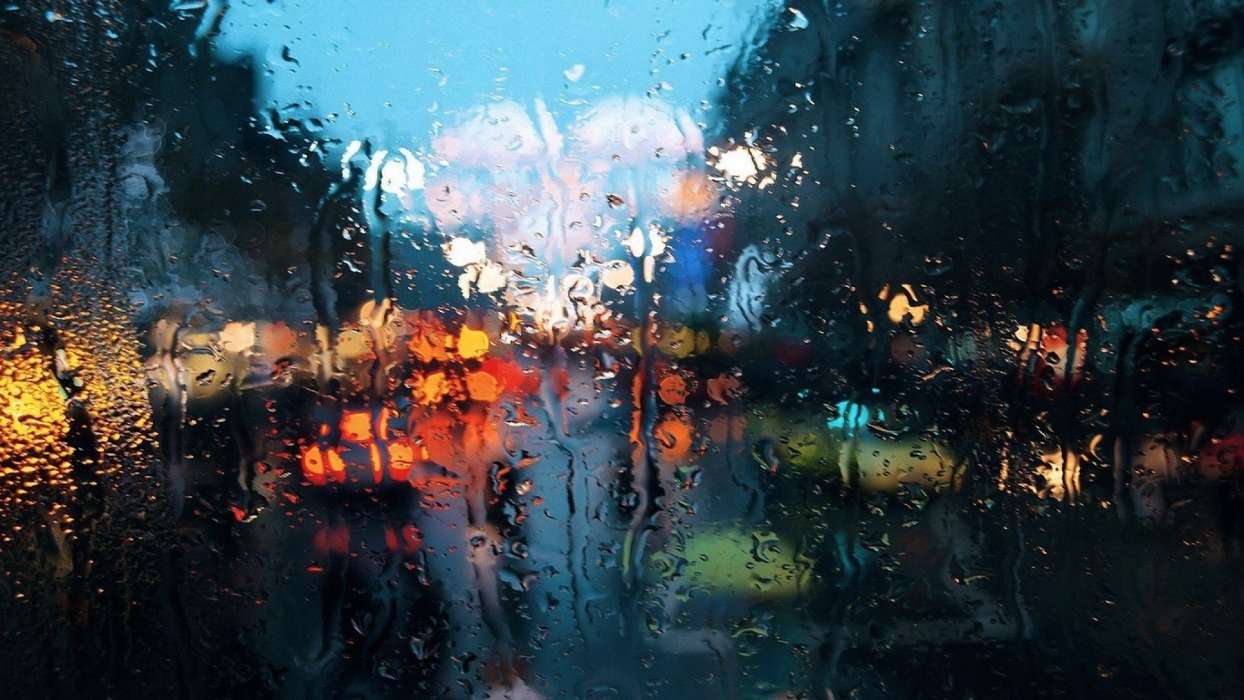 Rain, Background, Drops, Water